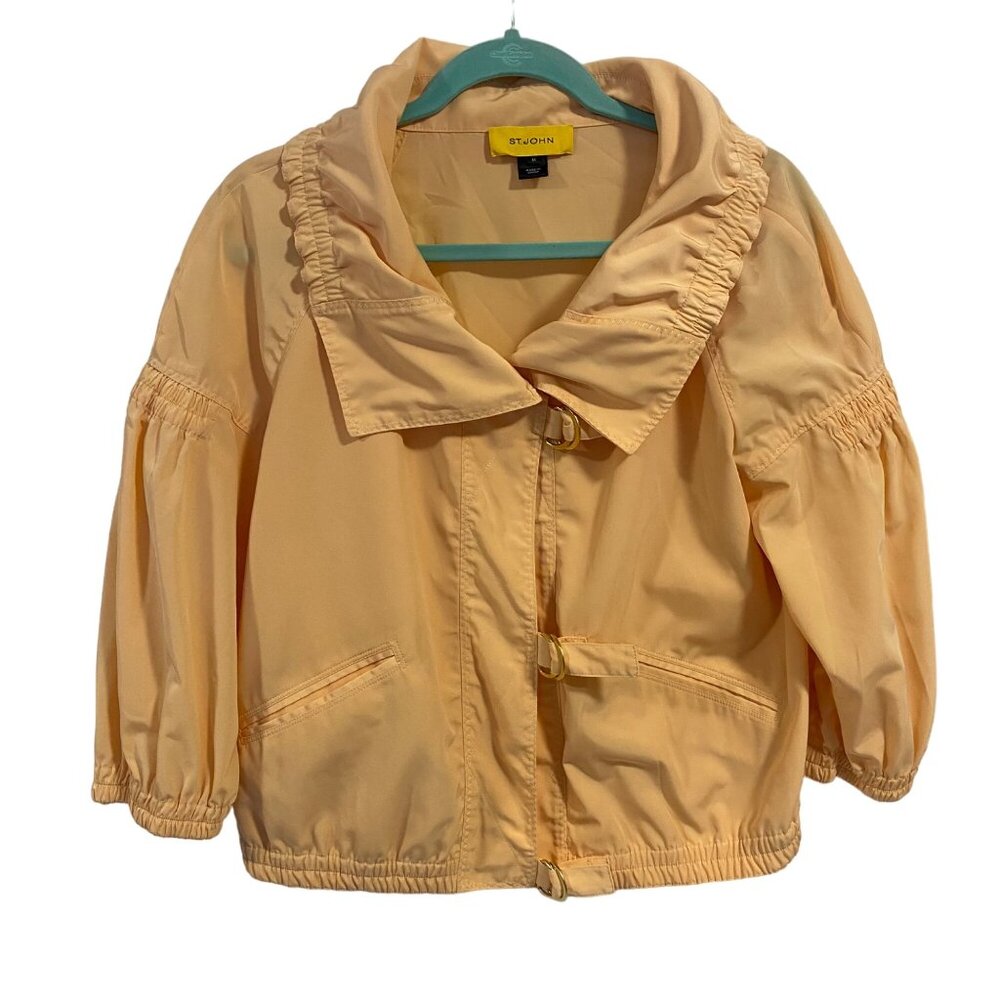 St. John‎ Peach Lightweight Jacket Size M